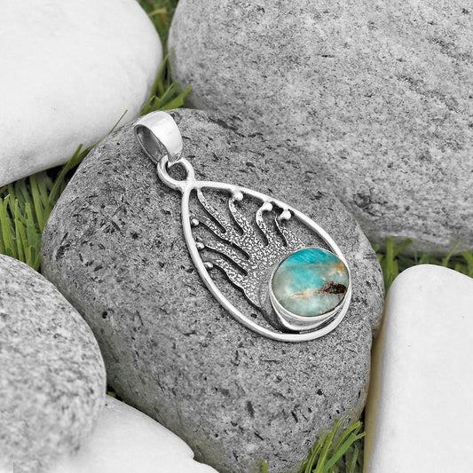 Natural Paraiba Amazonite Pendant P-1209 SDP136233