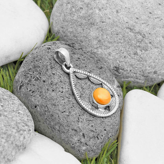 Natural Spiny Oyster Shell - Arizona Pendant P-1631 SDP136297