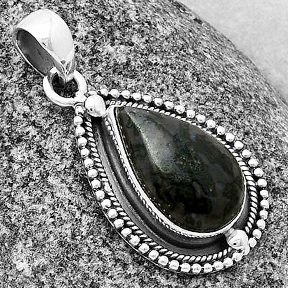 Natural Indigo Gabbro Pendant P-1651 SDP136465