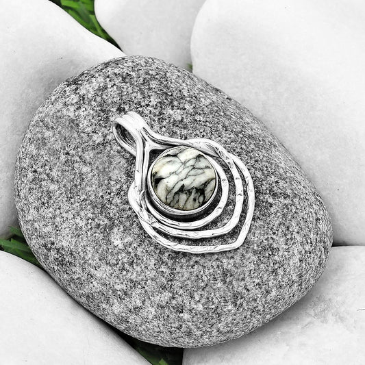 Natural Pinolith Stone Pendant P-1635 SDP136685