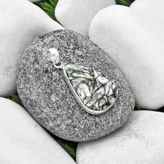 Natural Pinolith Stone Pendant P-1001 SDP136921