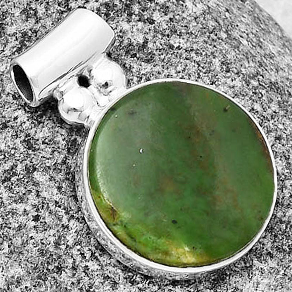 Natural Chrome Chalcedony Pendant P-1259 SDP137058