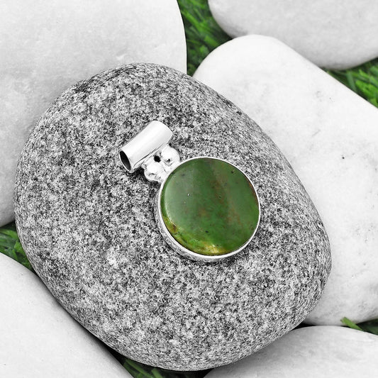 Natural Chrome Chalcedony Pendant P-1259 SDP137058