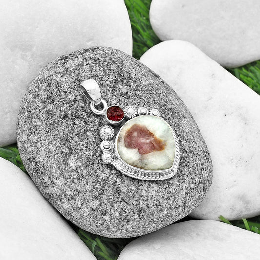 Pink Tourmaline in Quartz & Pink Tourmaline Pendant P-1616 SDP137085