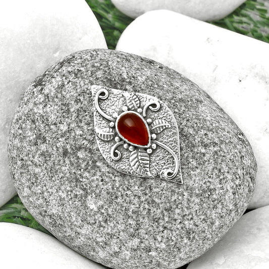 Natural Carnelian Pendant P-1518 SDP137181