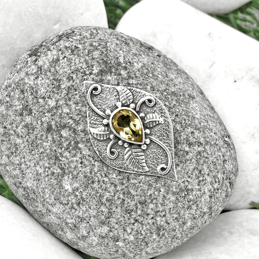 Natural Citrine Pendant P-1518 SDP137196