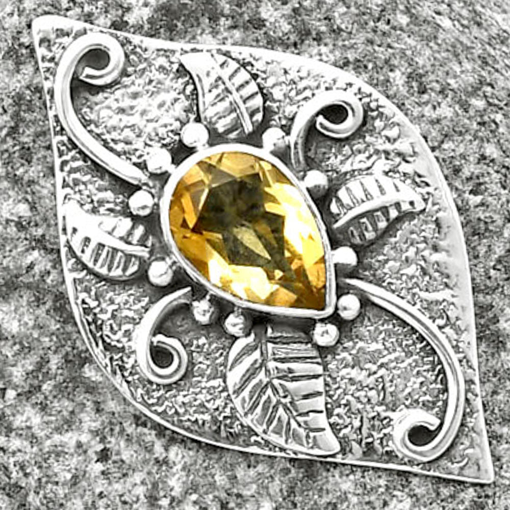 Natural Citrine Pendant P-1518 SDP137201