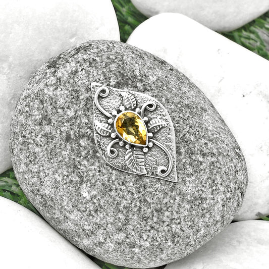 Natural Citrine Pendant P-1518 SDP137201