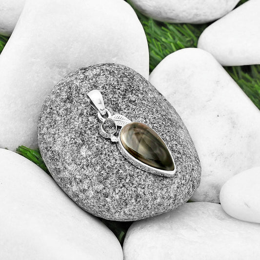 Imperial Jasper & Herkimer Diamond Pendant P-1652 SDP137594