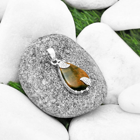 Natural Chrome Chalcedony Pendant P-1226 SDP137618