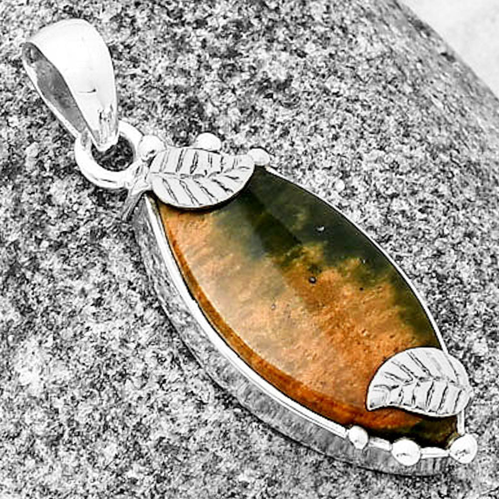 Natural Chrome Chalcedony Pendant P-1226 SDP137639