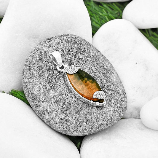 Natural Chrome Chalcedony Pendant P-1226 SDP137639