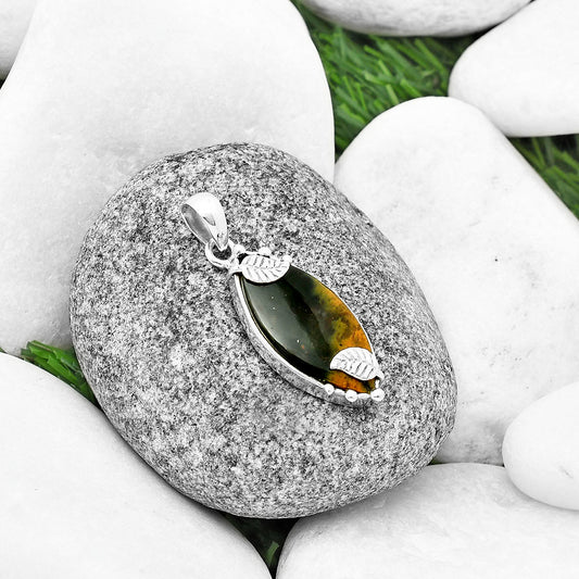 Natural Chrome Chalcedony Pendant P-1226 SDP137641