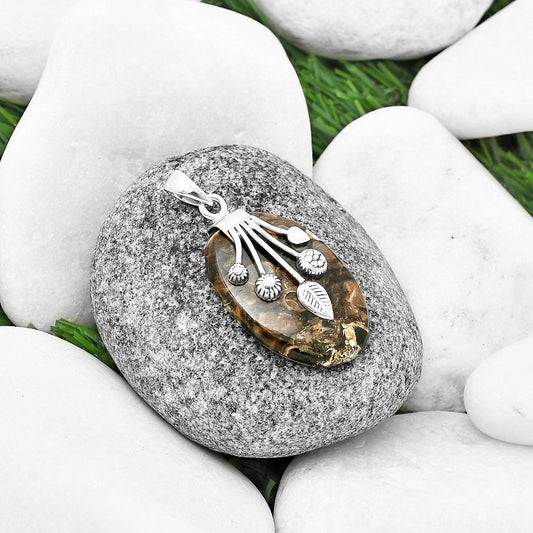 Natural Turtella Jasper - USA Pendant P-1647 SDP137691
