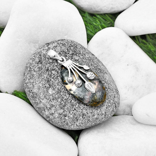 Natural Porcelain Jasper Pendant P-1647 SDP137708
