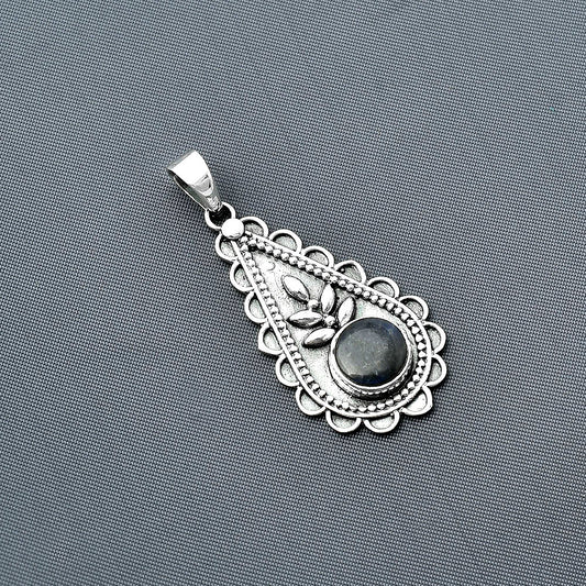 Blue Fire Labradorite - Madagascar Pendant P-1033 SDP137959