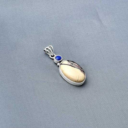Porcelain Jasper & Lapis Lazuli Pendant P-1077 SDP138174