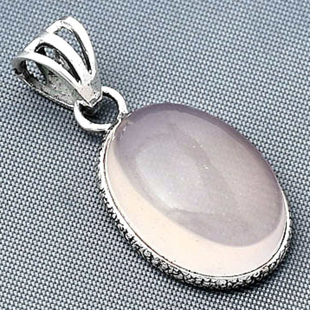 Natural Rose Quartz Cab - Madagascar Pendant P-1001 SDP138289