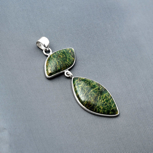 Natural Green Fuchsite Pendant P-1098 SDP138450