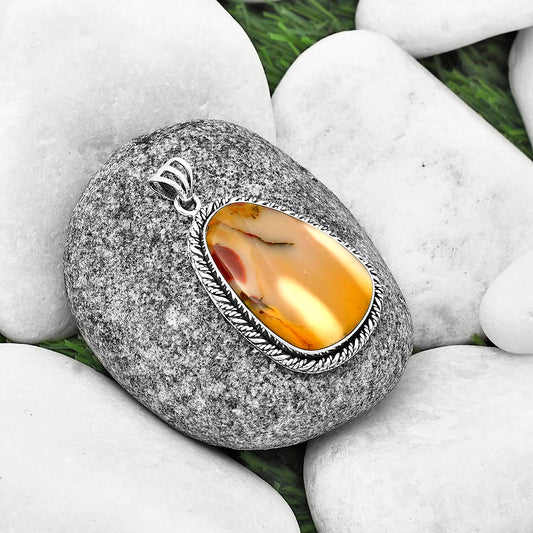 Natural Red Mookaite Pendant P-1074 SDP138789