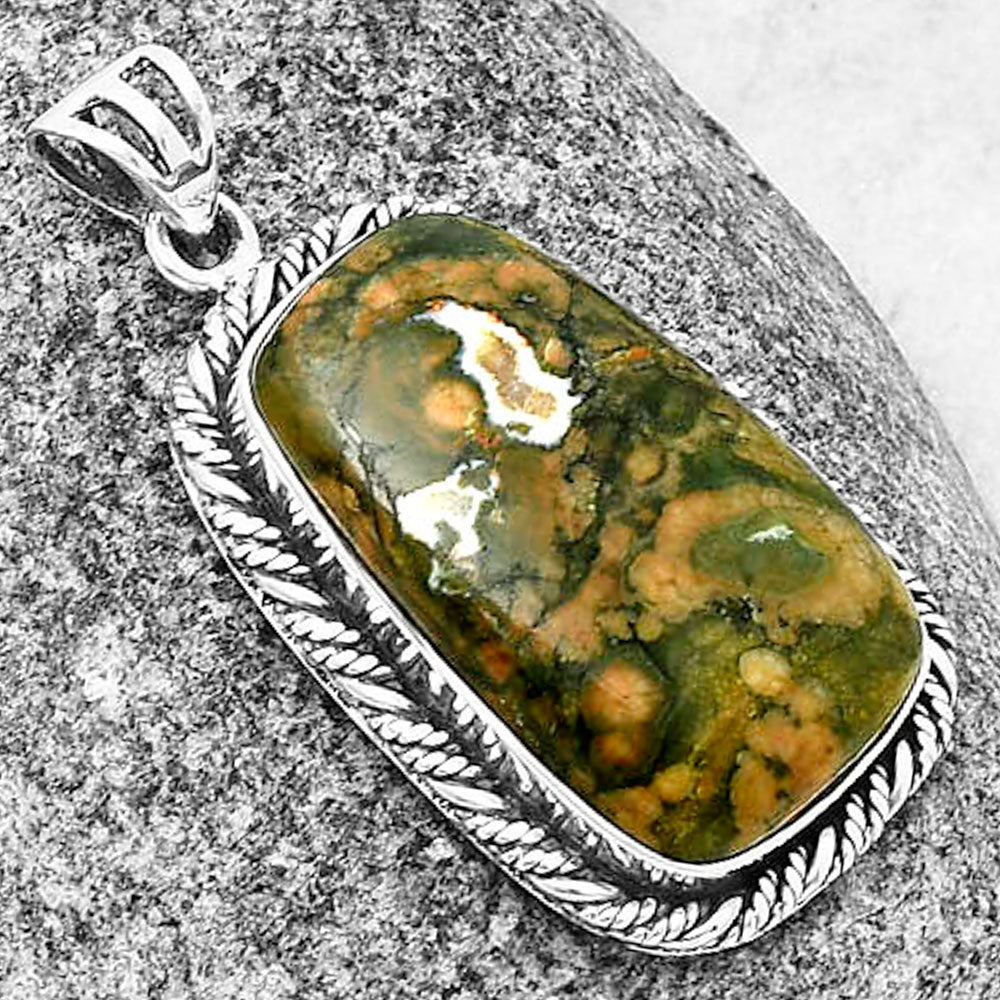 Natural Ocean Jasper - Madagascar Pendant P-1074 SDP138790
