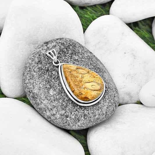 Natural Rock Calcy Pendant P-1050 SDP138855