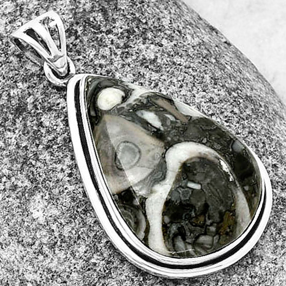 Natural Mexican Cabbing Fossil Pendant P-1050 SDP138860