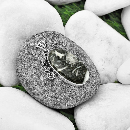 Floral - Natural Hornblende Pendant P-1070 SDP138948