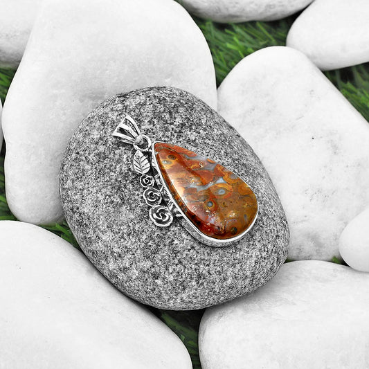Floral - Rare Cady Mountain Agate Pendant P-1070 SDP138957