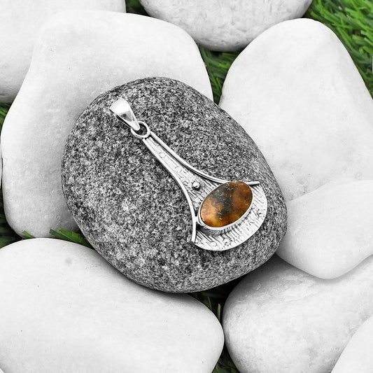 Natural Sutured Ammonite - Madagascar Pendant P-1195 SDP140232