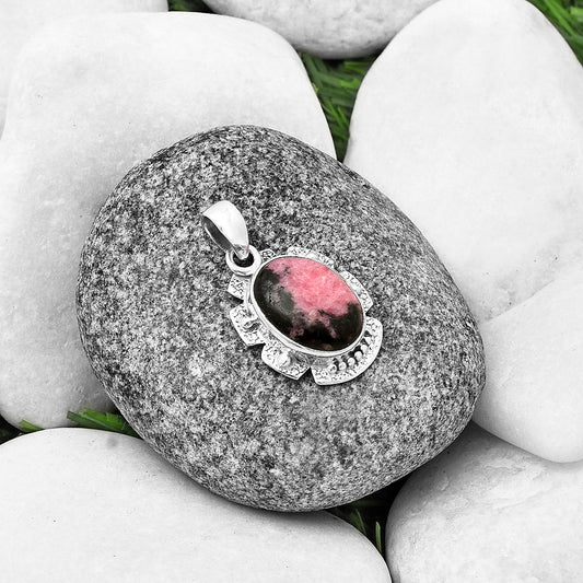 Natural Rhodonite Pendant P-1485 SDP140269