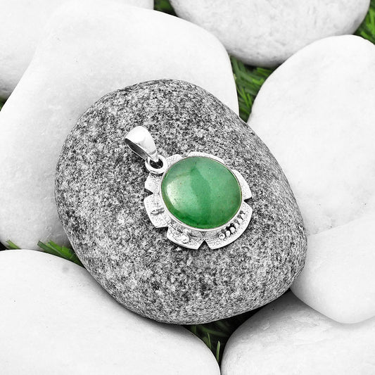 Natural Green Aventurine Pendant P-1485 SDP140272