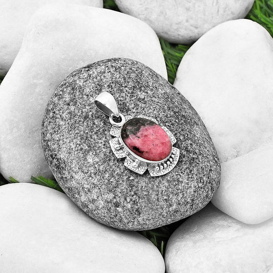 Natural Rhodonite Pendant P-1485 SDP140281