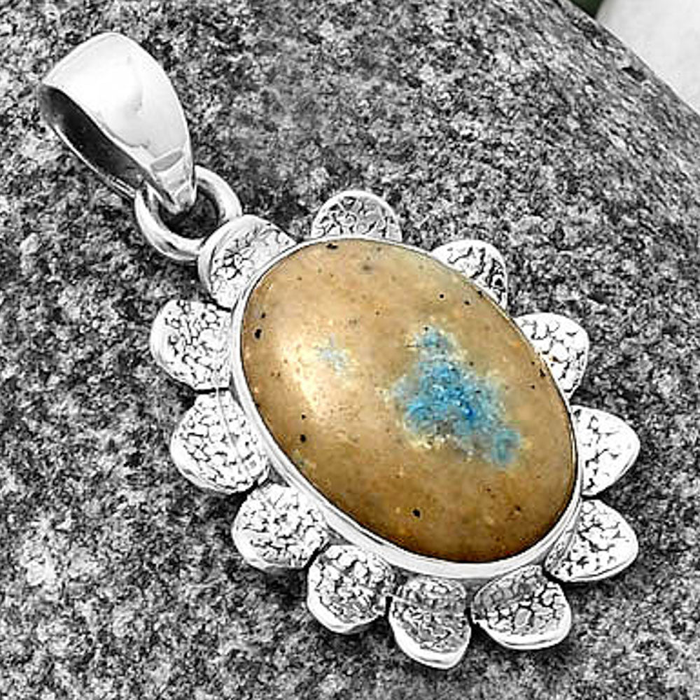 Natural Cavansite - India Pendant P-1205 SDP140362
