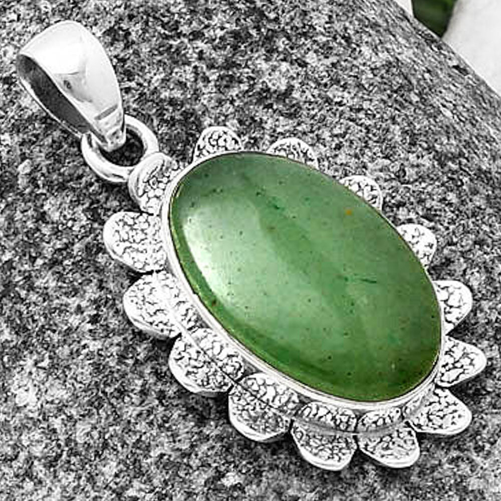Natural Green Aventurine Pendant P-1205 SDP140365