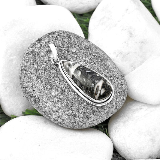 Natural Mexican Cabbing Fossil Pendant P-1050 SDP140452