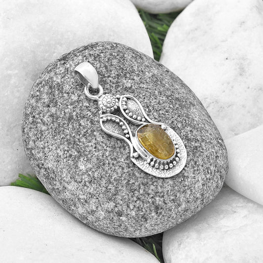 Natural Rare Kornerupine Rough Pendant P-1277 SDP140552
