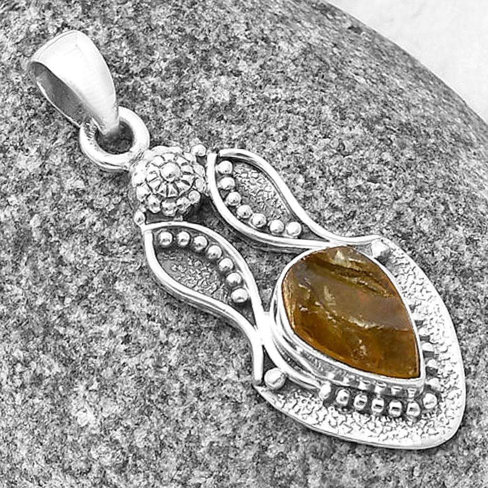 Natural Rare Kornerupine Rough Pendant P-1277 SDP140568