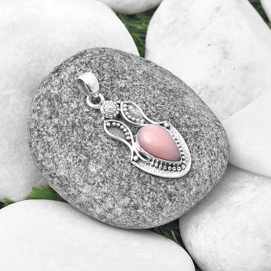 Natural Pink Scolecite Pendant P-1277 SDP140576