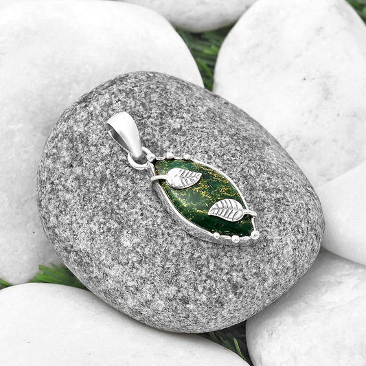 Natural Green Fuchsite Pendant P-1226 SDP140584