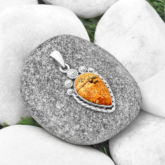 Natural Picture Jasper Pendant P-1616 SDP140616