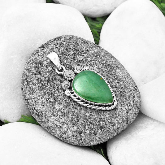 Natural Green Aventurine Pendant P-1616 SDP140634
