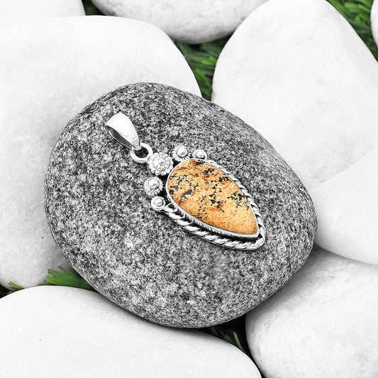 Natural Picture Jasper Pendant P-1616 SDP140637