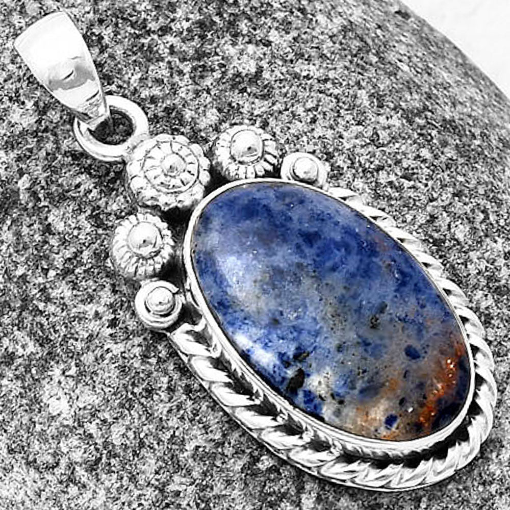Natural Sodalite Pendant P-1616 SDP140638