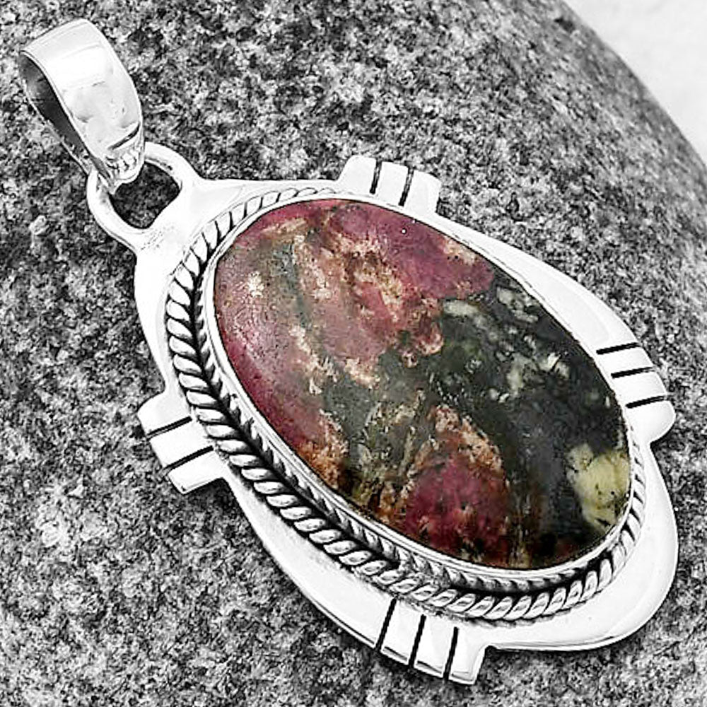 Natural Russian Eudialyte Pendant P-1463 SDP140668