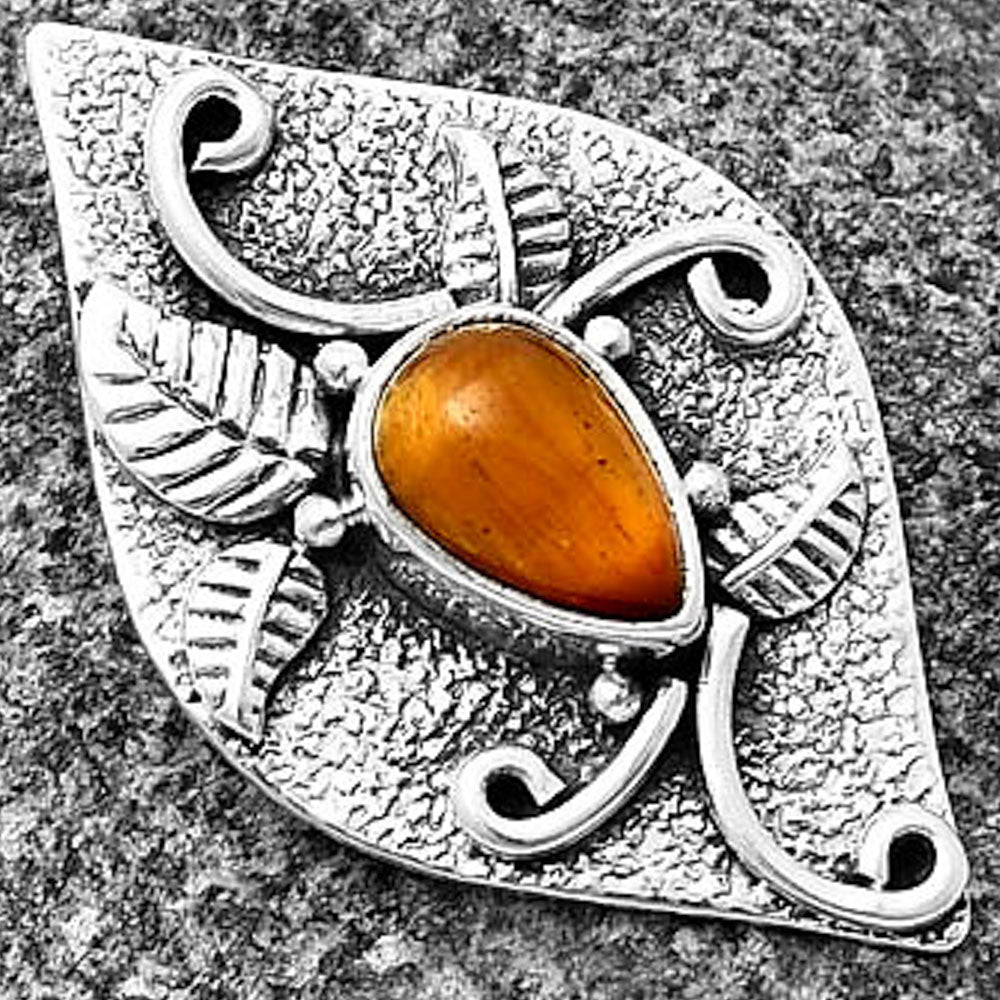 Natural Tiger Eye - Africa Pendant P-1518 SDP140725