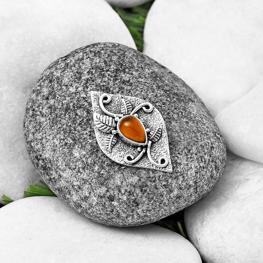 Natural Red Tiger Eye Pendant P-1518 SDP140729