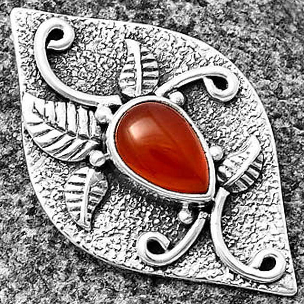 Natural Carnelian Pendant P-1518 SDP140743