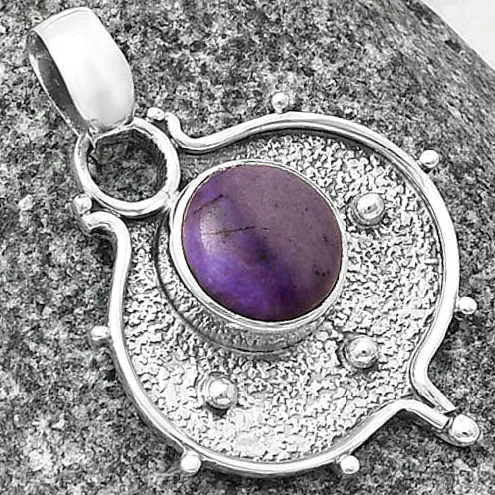 Natural Lavender Jade Pendant P-1403 SDP141326