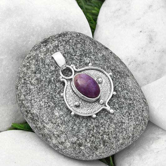 Natural Lavender Jade Pendant P-1403 SDP141333